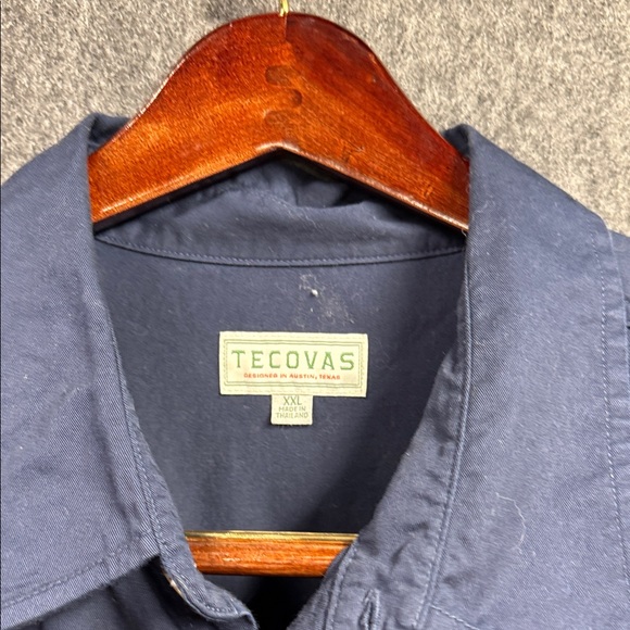 Tecovas Dark Blue Long Sleeve Shirt - Picture 2 of 8